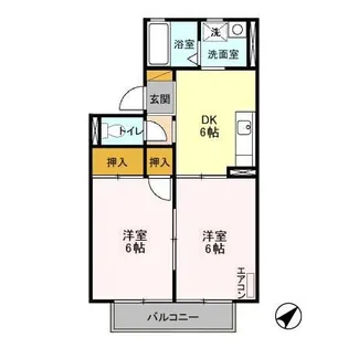 グローネ飯倉台 C【2階】の間取り