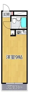 向ヶ丘マンション【2階】の間取り