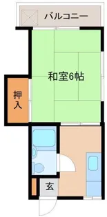 ハイツ五輪神【2階】の間取り