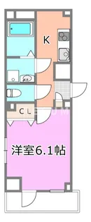 千葉県千葉市中央区市場町【マンション】の間取り