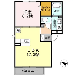 ドエルEBINA【3階】の間取り
