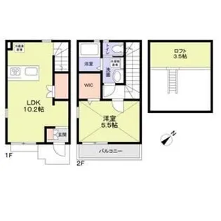 神奈川県鎌倉市材木座5【一戸建】の間取り