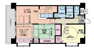 シャルマン・リーヴ【2階】の間取り