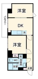 クボタビル【4階】の間取り