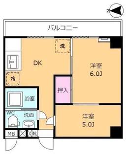 ヘレンハウゼ【2階】の間取り