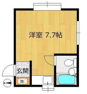 ハイツ海神【2階】の間取り