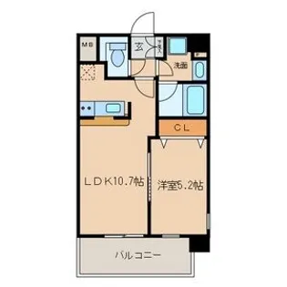 プレミアム浅間町【5階】の間取り