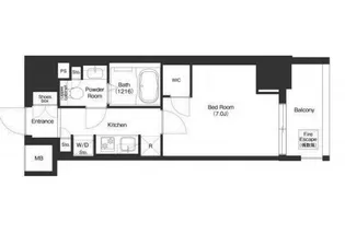 コンフォリア秋葉原ノース【3階】の間取り