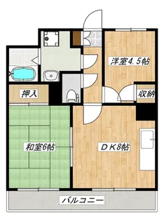 グレース・トーエイI【4階】の間取り