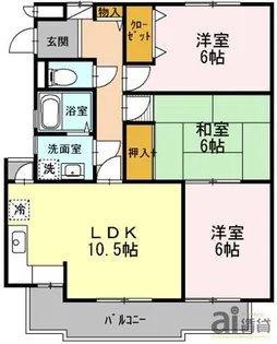 東京都練馬区土支田1【マンション】の間取り