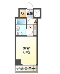 朝日プラザ呉センターコア【6階】の間取り