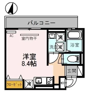 大阪府泉佐野市中町1【アパート】の間取り