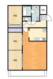 アルファ仙台【1階】の間取り