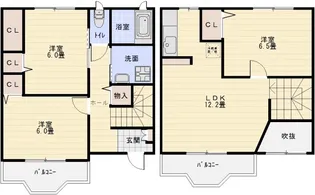 サニーレジデンス【2階】の間取り