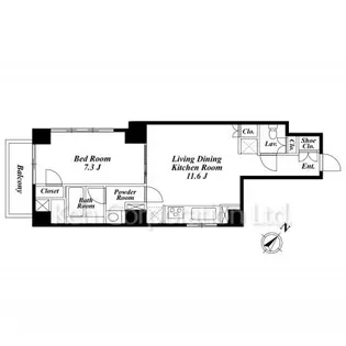 KDXレジデンス西原【2階】の間取り