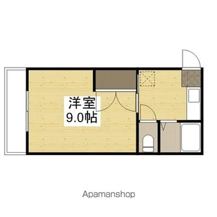 リトルハイム花尻58号館【3階】の間取り