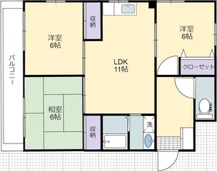 サンワインズライフ【2階】の間取り