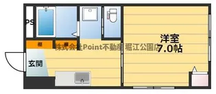 大阪府大阪市北区中津7【マンション】の間取り