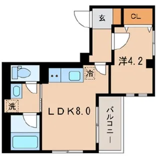 (仮称)墨田区亀沢3丁目計画【2階】の間取り
