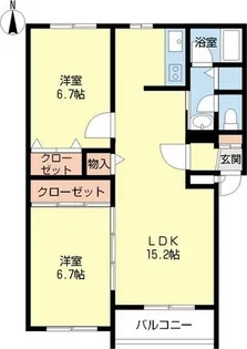 αNEXT麻生【2階】の間取り