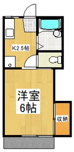 リベール大久保【1階】の間取り