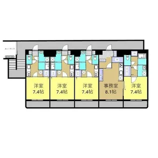 ルミライズ一条【1階】の間取り