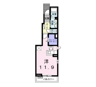 メゾンクレールIII【1階】の間取り