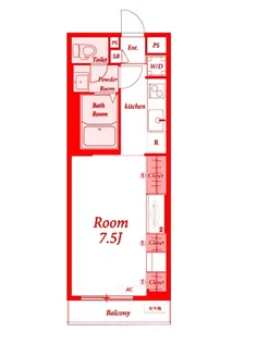 リブリ・プモリII【2階】の間取り