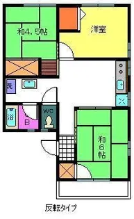 ロイヤルもずA棟【2階】の間取り