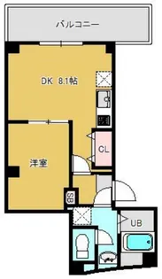 AQUAS Will浅草【8階】の間取り