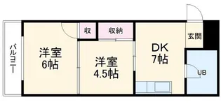 桜ヶ丘ハイム【3階】の間取り