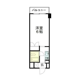 白樺マンション【1階】の間取り