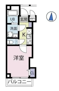 東京都北区赤羽2【アパート】の間取り