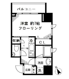 東京都文京区大塚2【マンション】の間取り