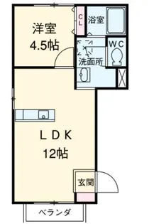 サン・friends北外山IIB【1階】の間取り