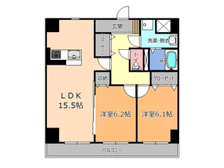Bella Luce:A【10階】の間取り
