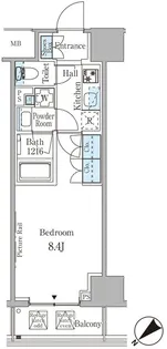 ルビア赤坂【12階】の間取り