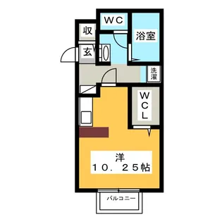 BELLAIR ANNEX【1階】の間取り