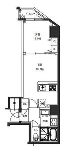 東京都文京区本駒込5【マンション】の間取り