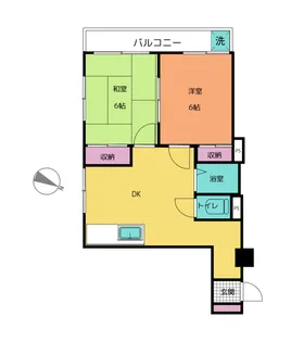 ロア石田【4階】の間取り