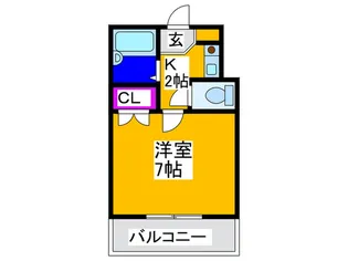 マンション フレグランス【5階】の間取り