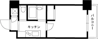 スカイコート浜松町【6階】の間取り
