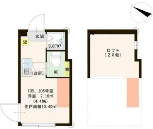 MILOLO【1階】の間取り