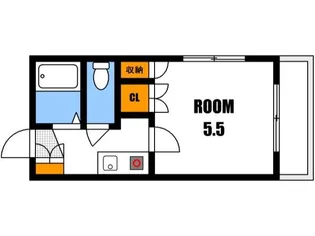 ムーリスヤマネ【2階】の間取り