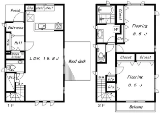 東京都杉並区永福4【一戸建】の間取り