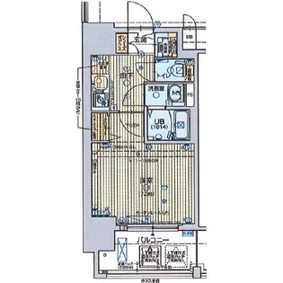 フォーリアライズ阿波座ウエスト【2階】の間取り