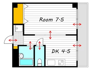プラーナ富町【2階】の間取り