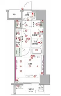 ハーモニーレジデンス大森山王【11階】の間取り