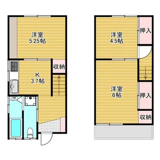 大阪府豊中市箕輪1【一戸建】の間取り