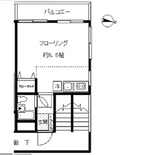 ルリエ代々木【3階】の間取り